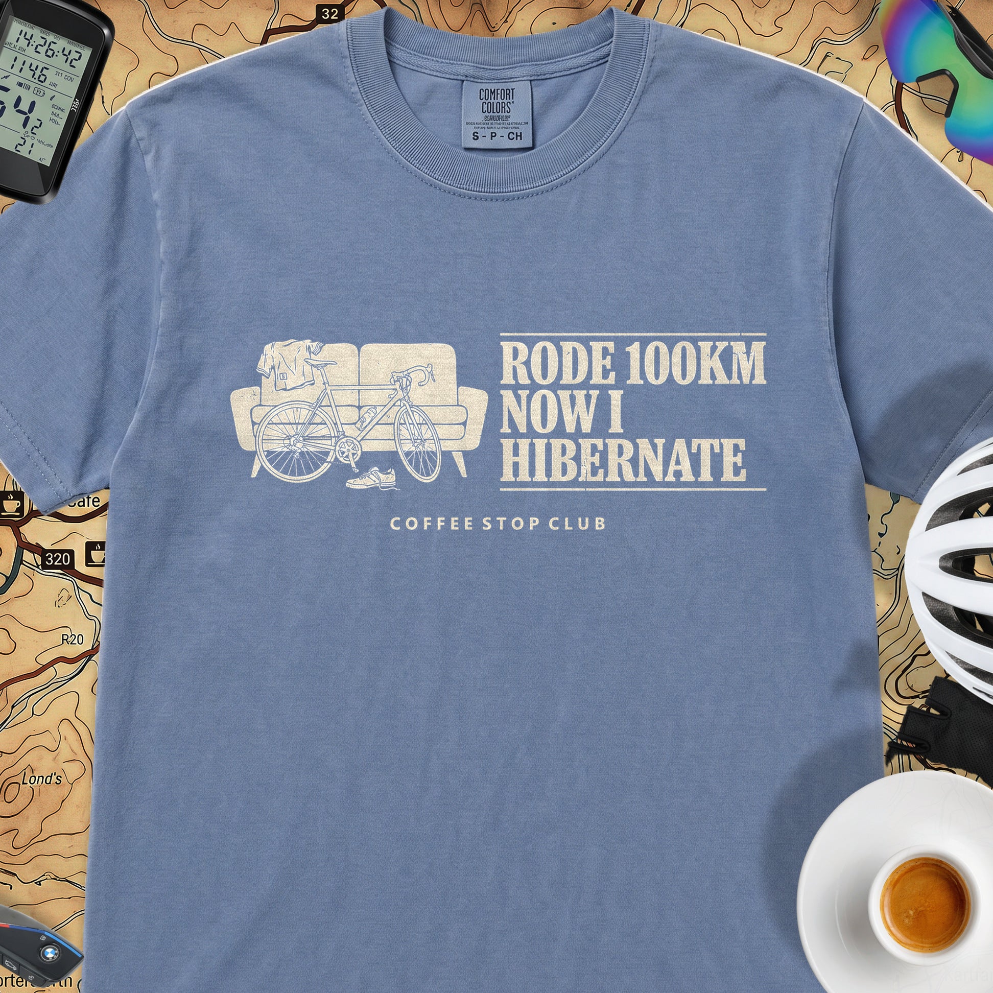 Bike --> Hibernate T‑Shirt — Blue Jean