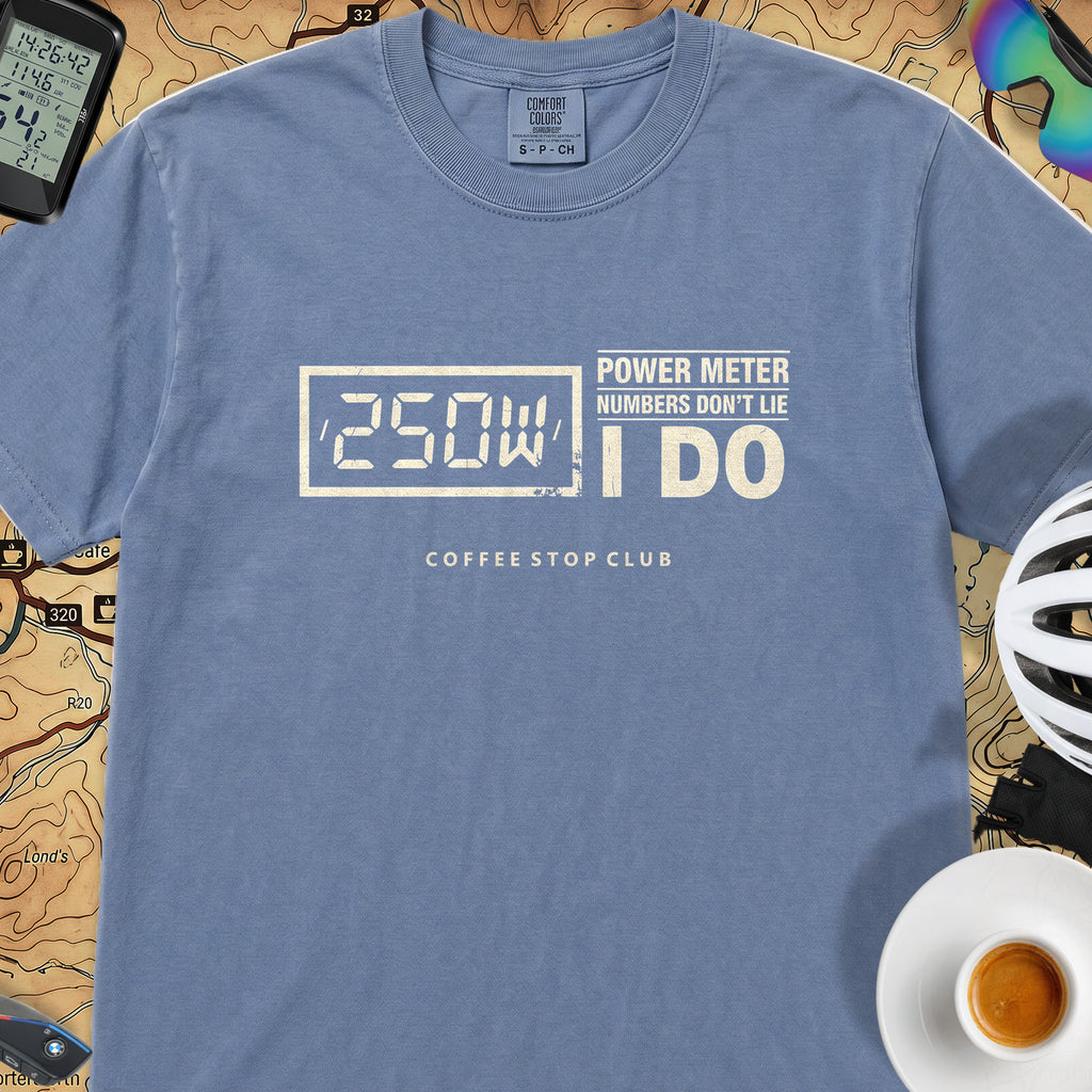 250 Watts T‑Shirt — Blue Jean