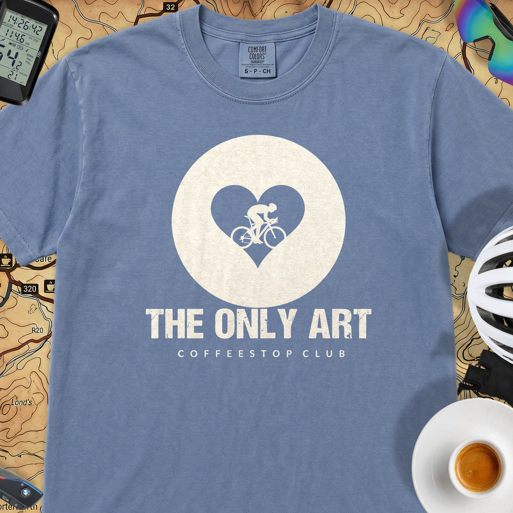 The Only Art Cycling T-Shirt — Blue Jean