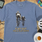 Flat Out For a Flat White Cycling T-Shirt