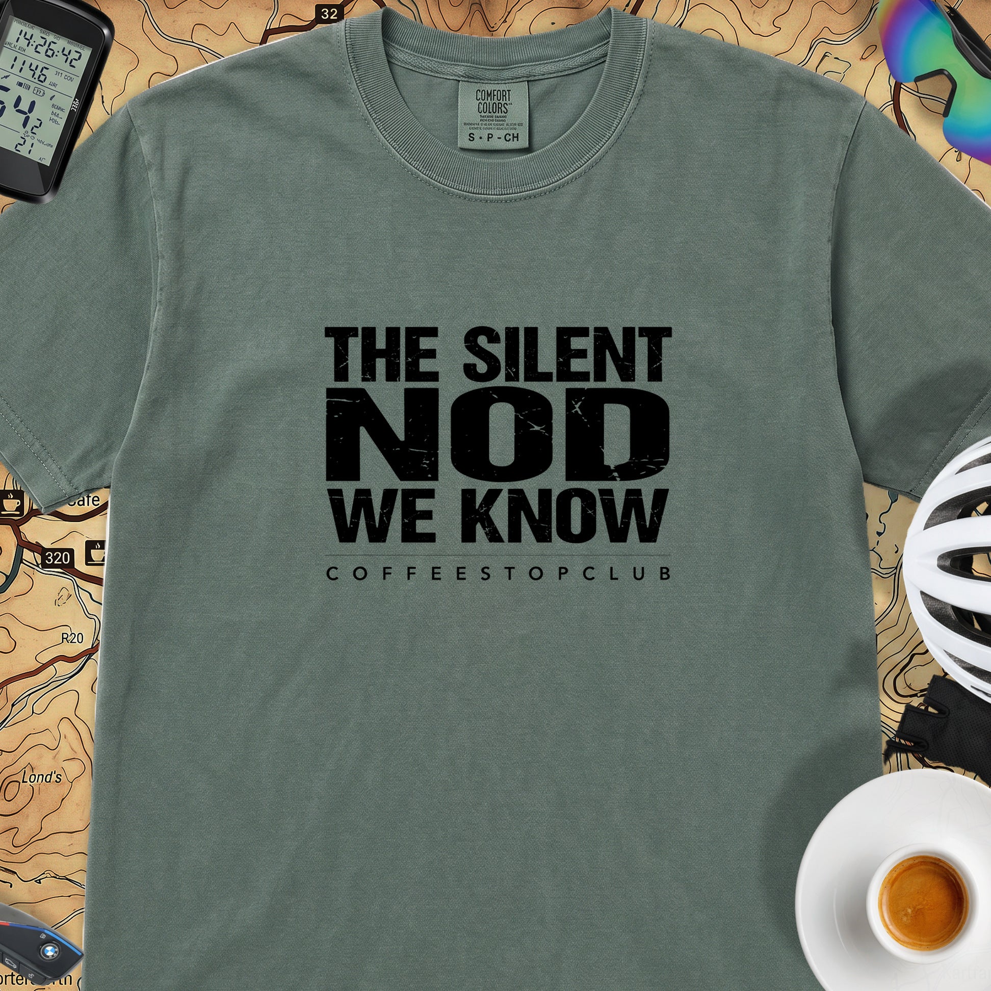 Silent Nod T‑Shirt — Blue Spruce