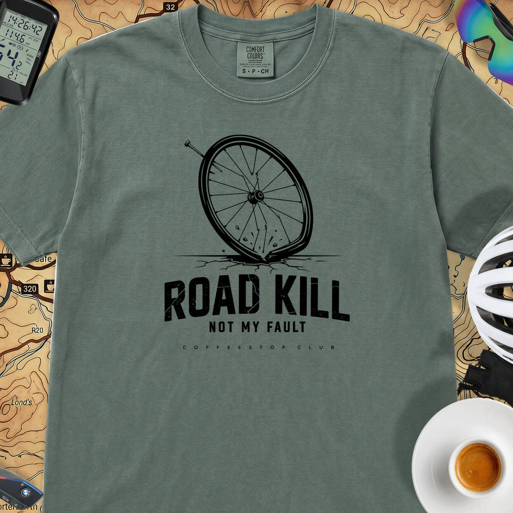 Road Kill T‑Shirt — Blue Spruce