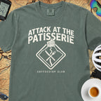 Attack at the Patisserie Cycling T-Shirt — Blue Spruce
