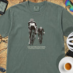 Flat Out 4 Flat White T-Shirt — Blue Spruce