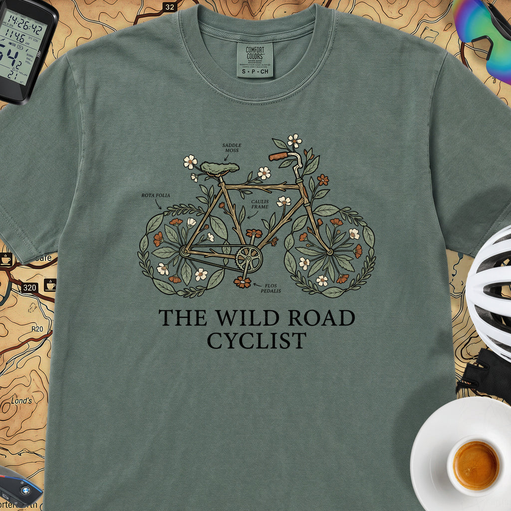 Wild Road Cyclist T-Shirt — Blue Spruce