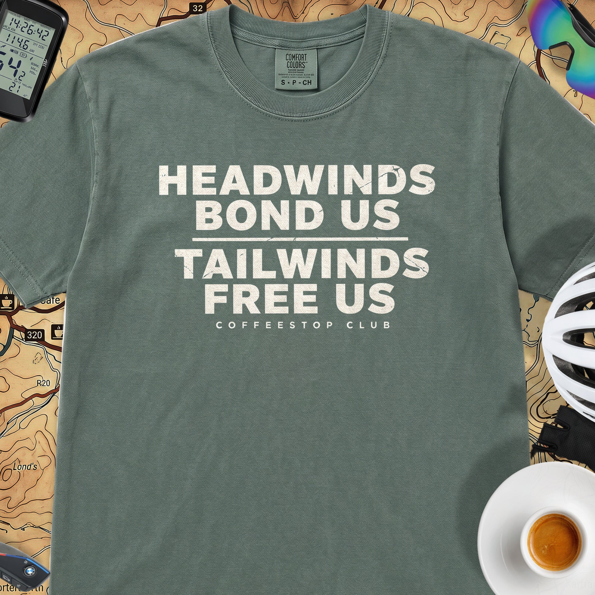 Headwinds Bond Us T‑Shirt — Blue Spruce