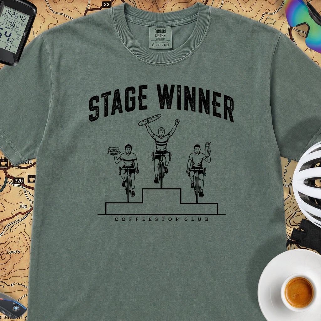Stage Winner Cycling T-Shirt — Blue Spruce