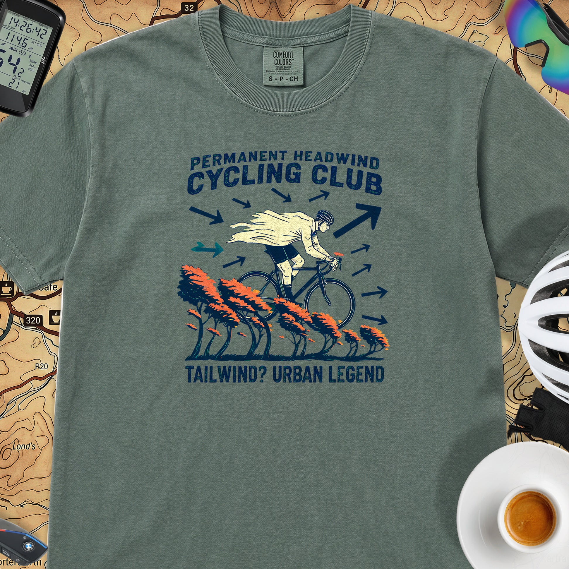 Headwind - Tailwind T‑Shirt — Blue Spruce