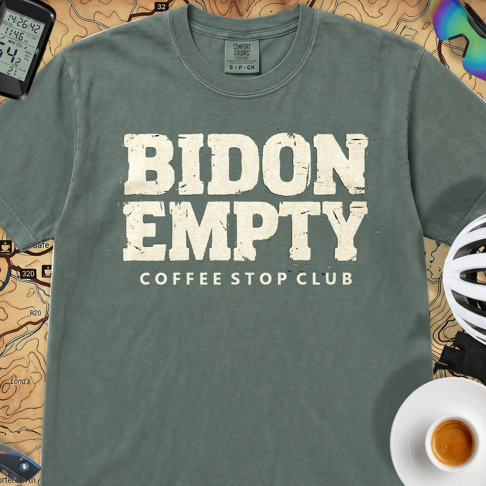 Bidon Empty Tour T‑Shirt — Blue Spruce