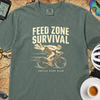 Feed Zone Survival Cycling T-Shirt — Blue Spruce