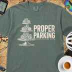 Proper Parking Cycling T-Shirt — Blue Spruce