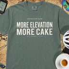 More Elevation More Cake T‑Shirt — Blue Spruce