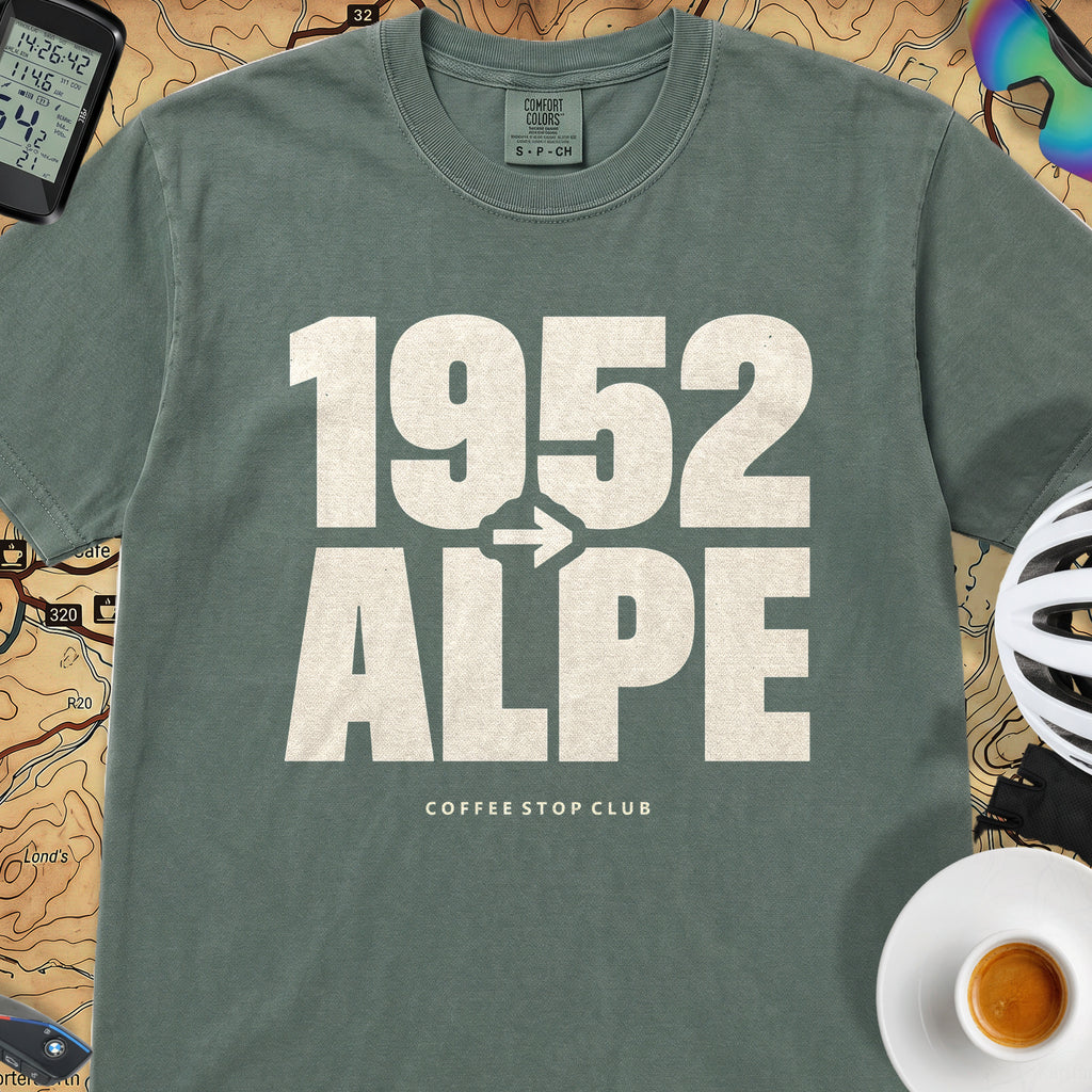 1952 --> l'Alpe Tour T‑Shirt — Blue Spruce