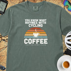 You Know What Rhymes With Cycling T-Shirt — Blue Spruce