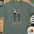 Flat Out For a Flat White Cycling T-Shirt