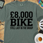 8K Bike Still Last T‑Shirt — Blue Spruce