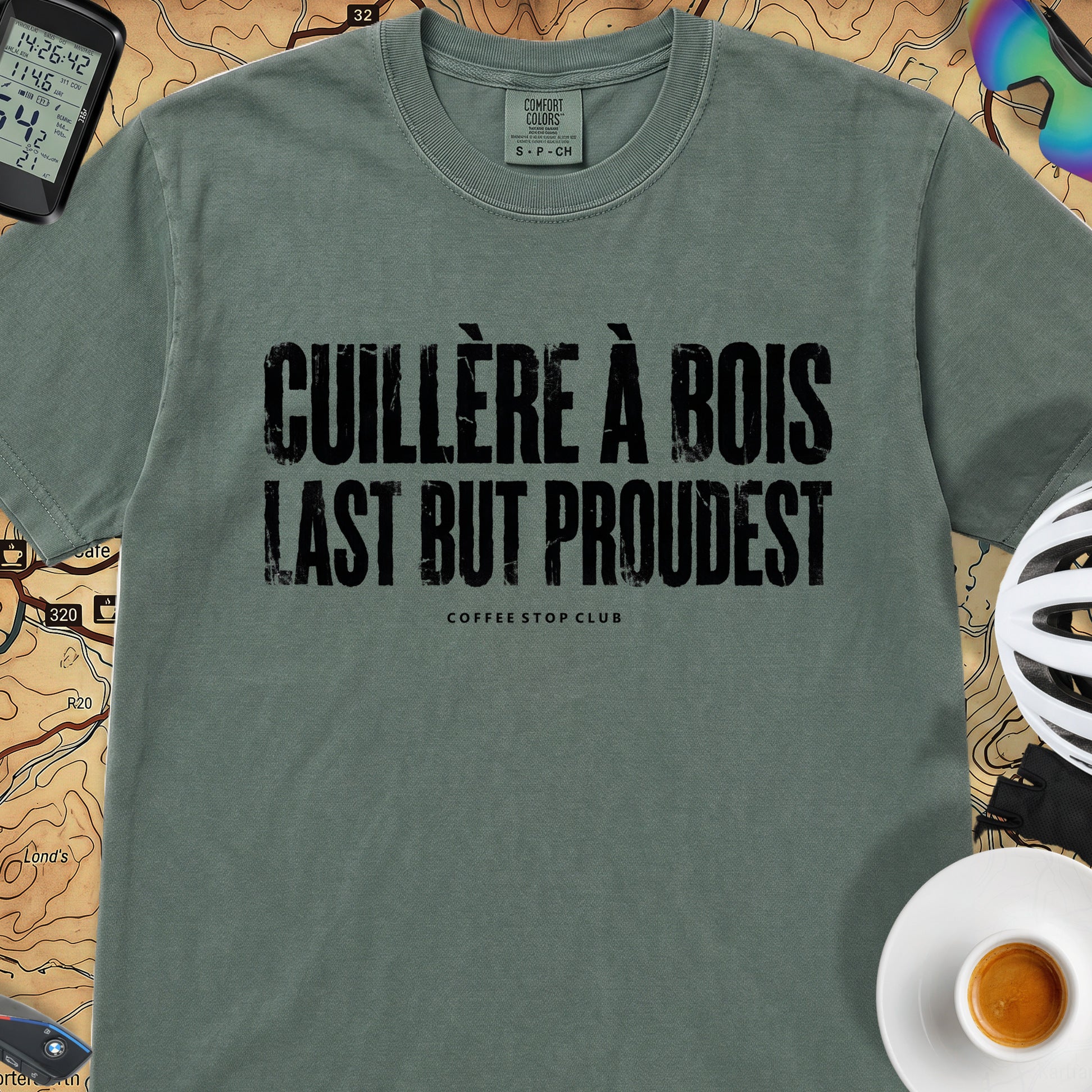 Cuillère a Bois Rub Tour T‑Shirt — Blue Spruce