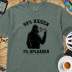 Sasquatch Hidden Cycling T-Shirt — Blue Spruce