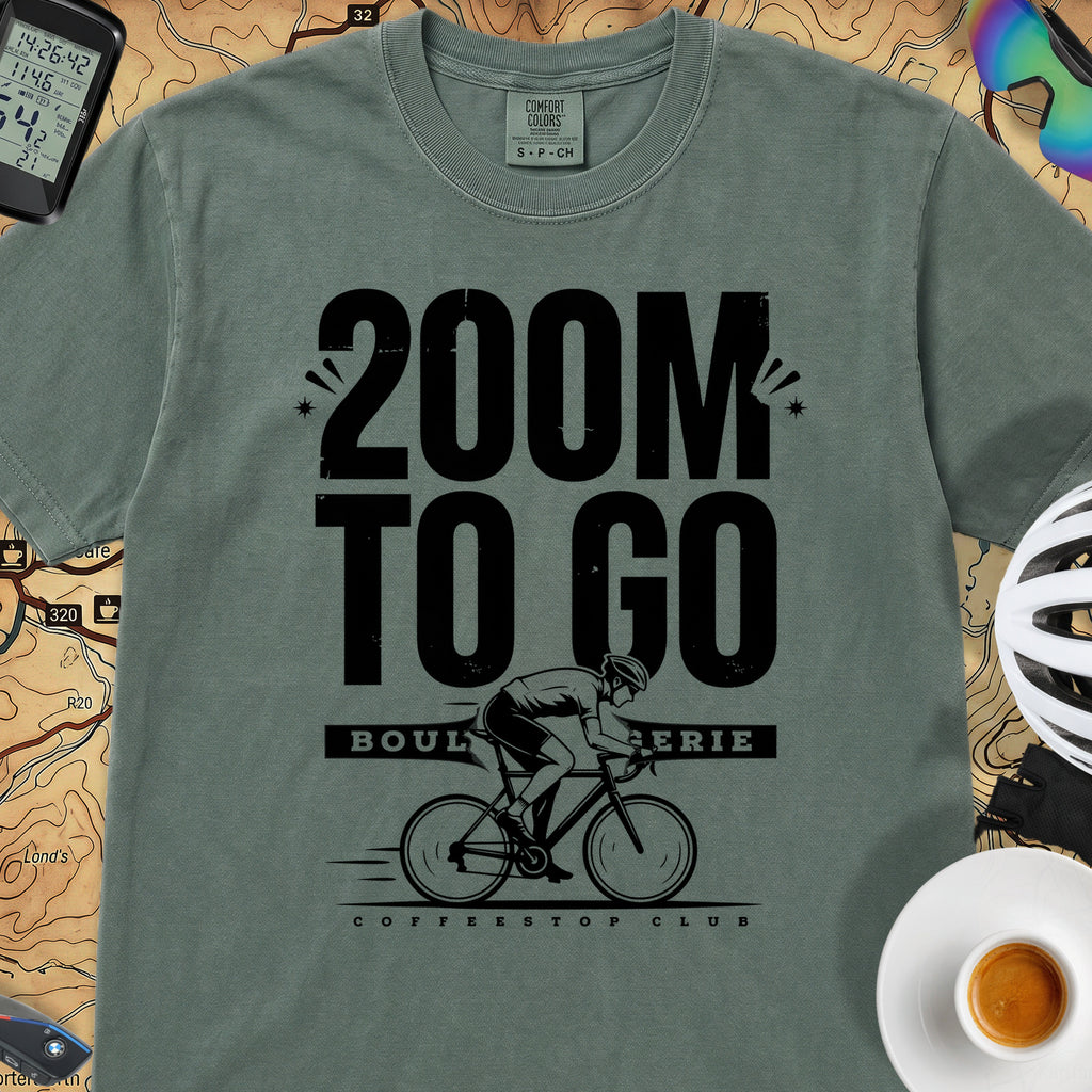 200M To Go Cycling T-Shirt — Blue Spruce