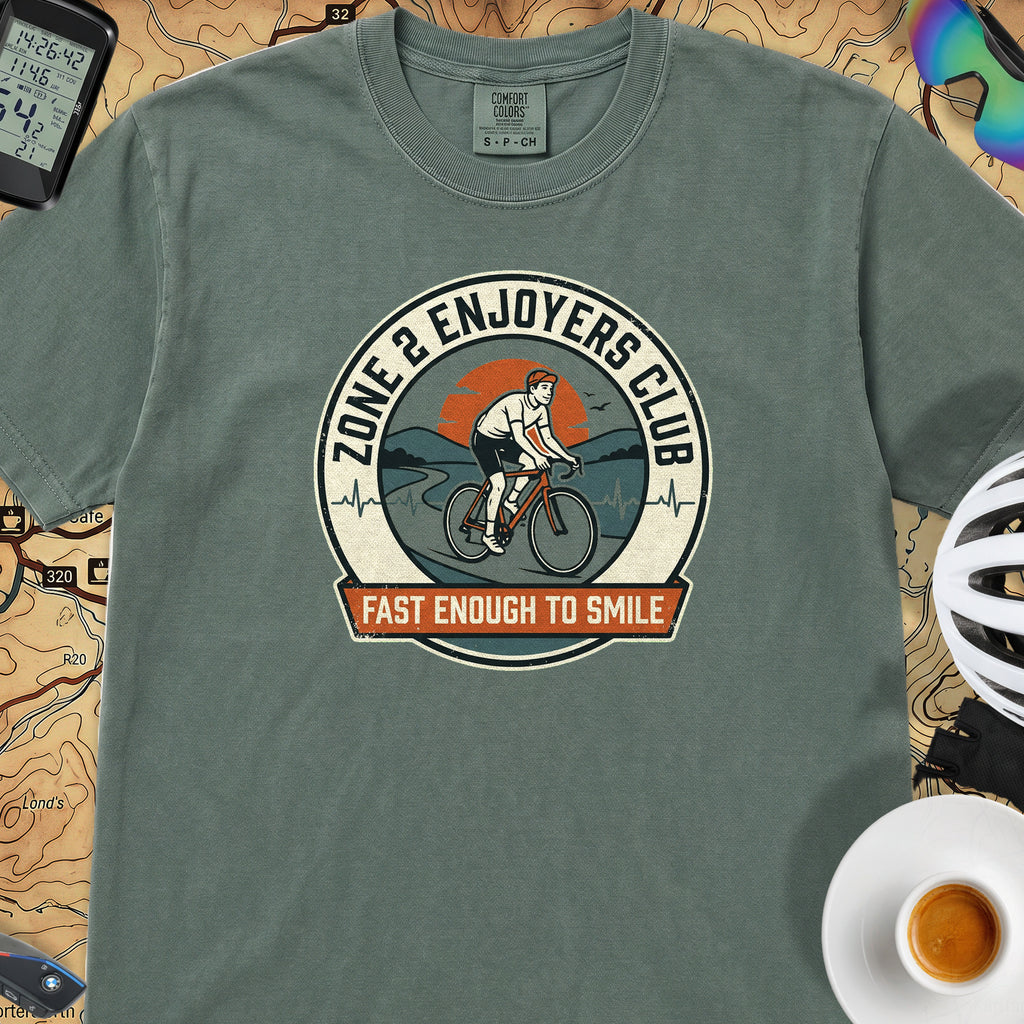 Zone 2 Enjoyers T-Shirt — Blue Spruce
