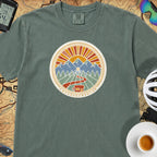 Wheel Base Cycling T-Shirt — Blue Spruce