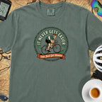 Never Gets Easier T-Shirt — Blue Spruce