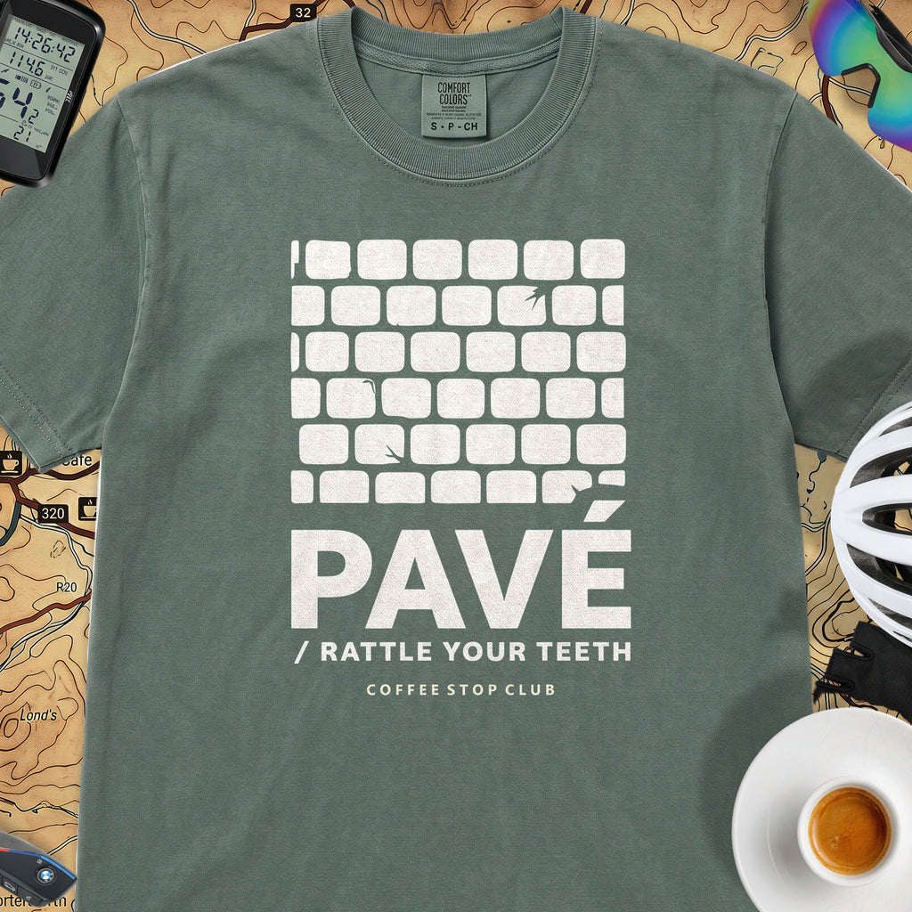 Pavé Tour T‑Shirt — Blue Spruce