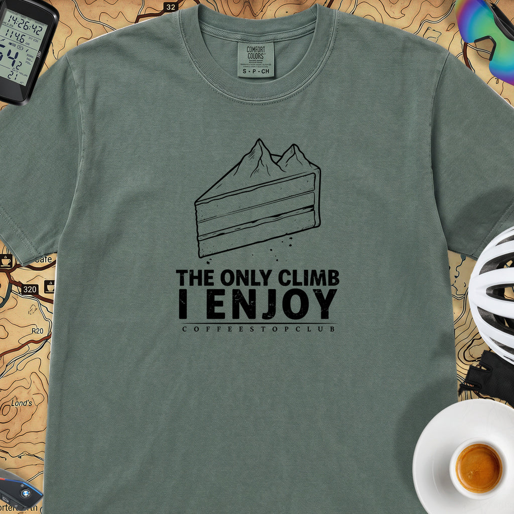 Only Climb Cycling T-Shirt — Blue Spruce