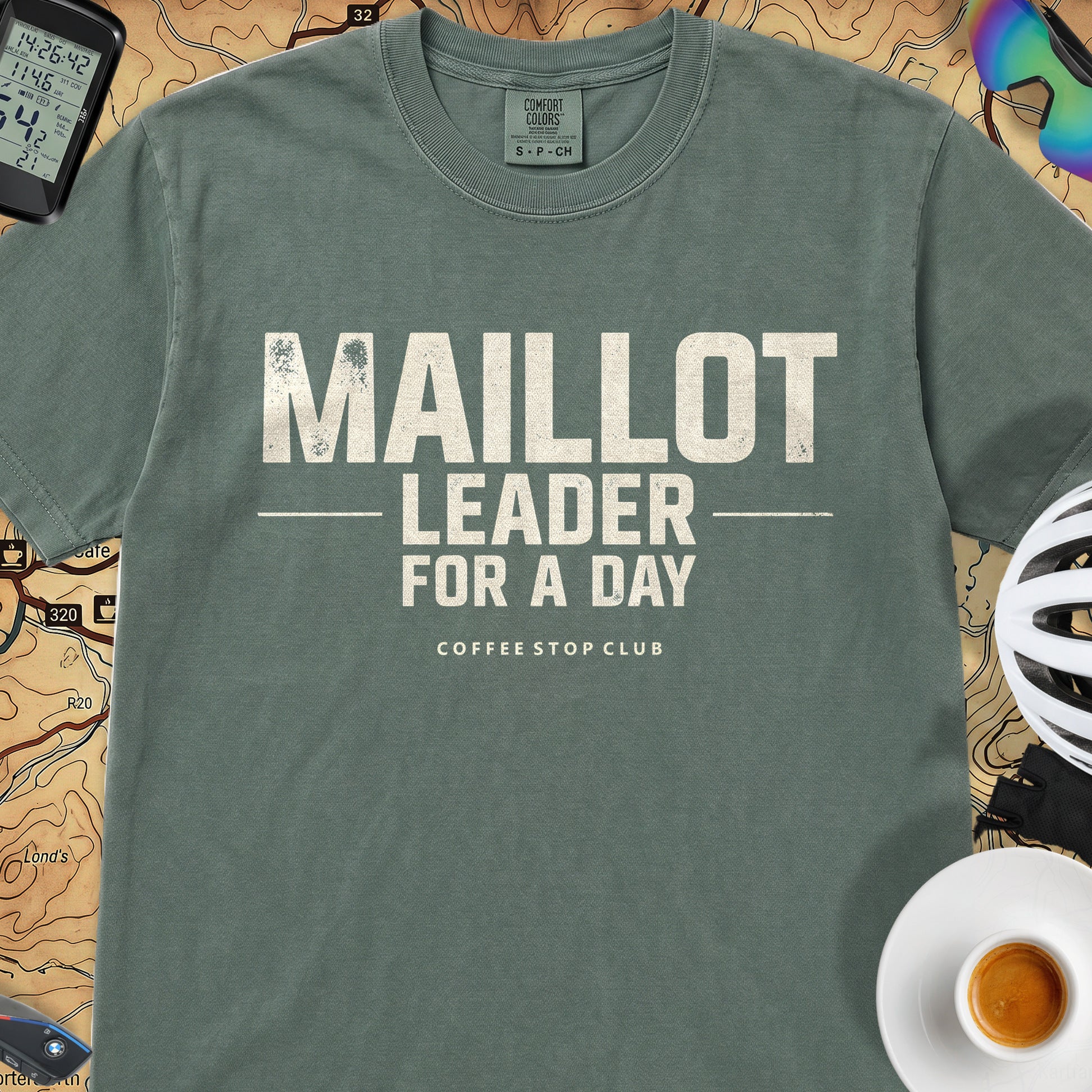 Maillot Tour T‑Shirt — Blue Spruce