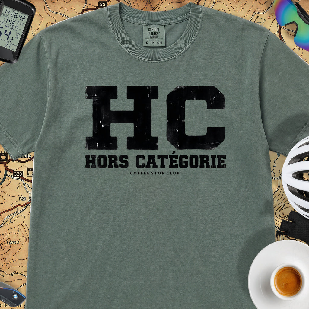 HC Hors Catégorie Tour T‑Shirt — Blue Spruce
