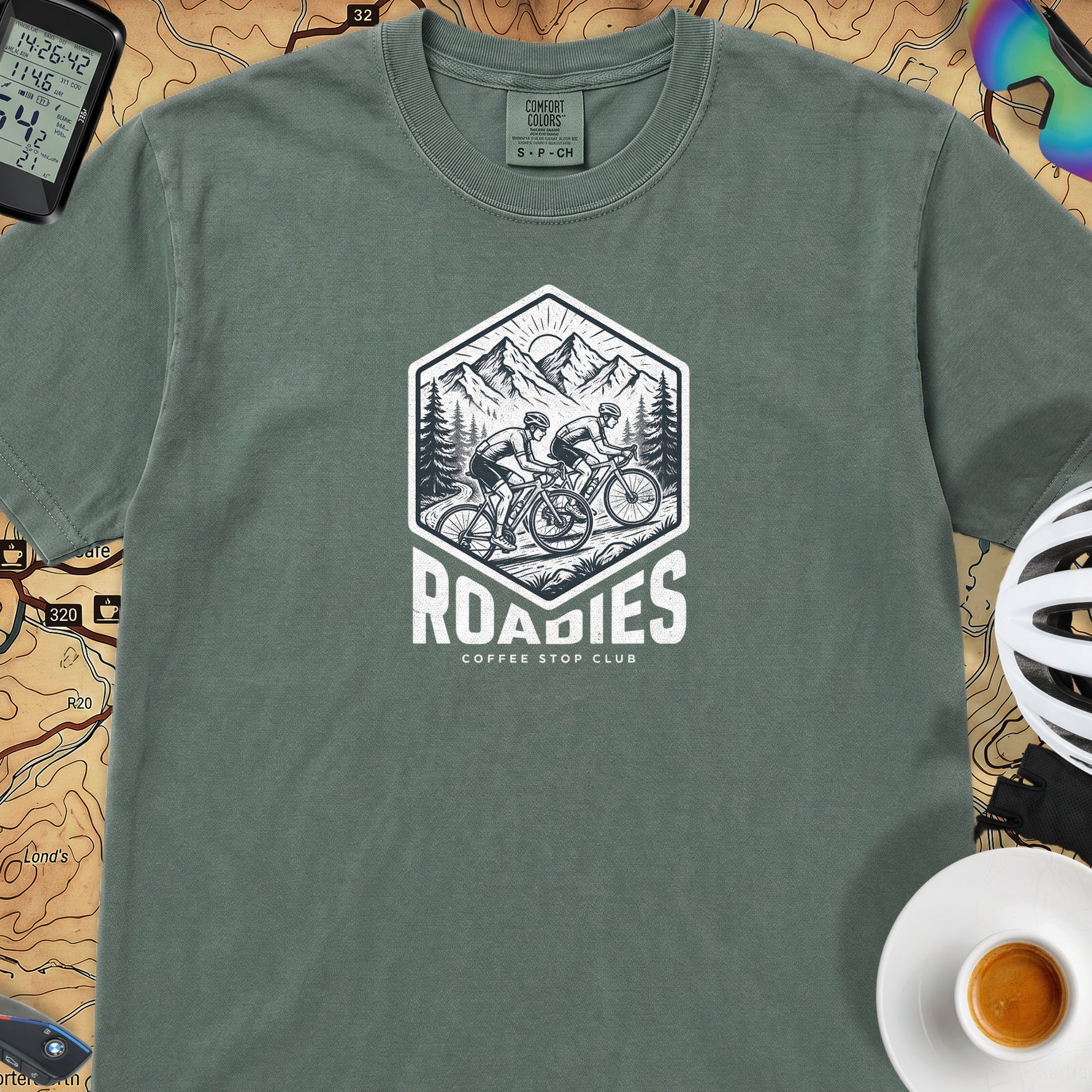 Roadies Vintage Society T-Shirt — Blue Spruce