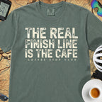 The Real Finish Line T‑Shirt — Blue Spruce