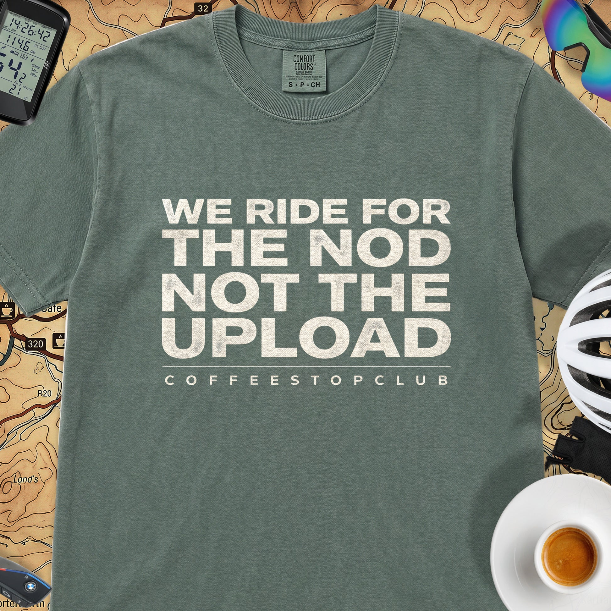 We Ride For The NOD T‑Shirt — Blue Spruce