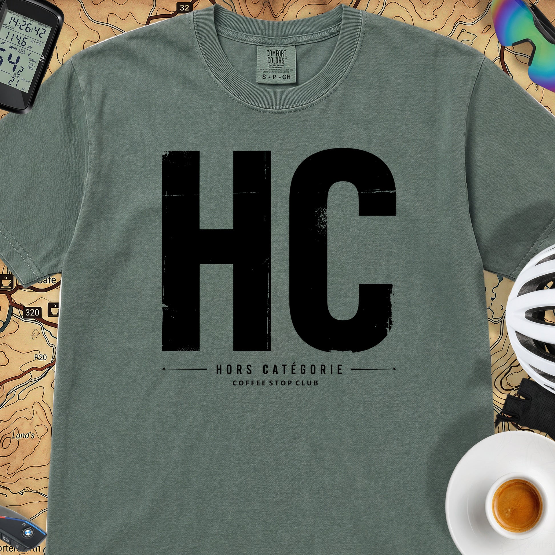 Hors Catégorie Tour T-Shirt — Blue Spruce