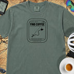 Recalculating For Coffee T-Shirt — Blue Spruce