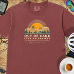 Out of Cake Cycling T-Shirt — Brick