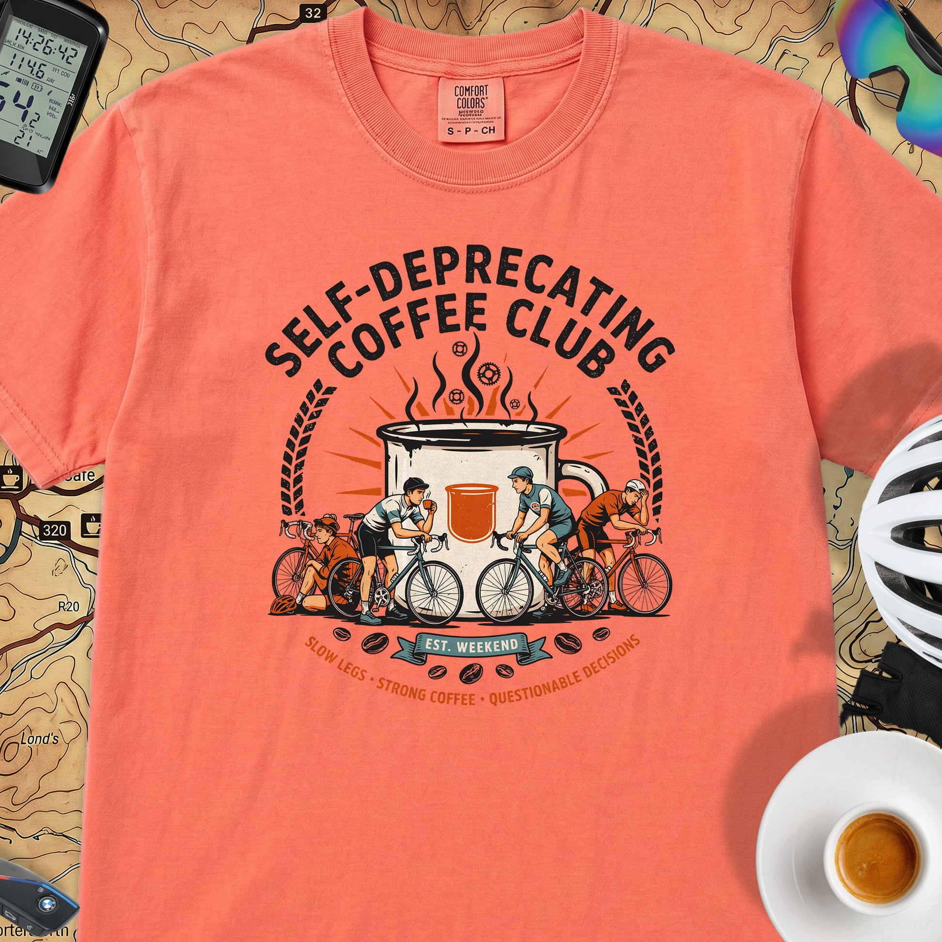 Coffee Stop Club — Bright Salmon