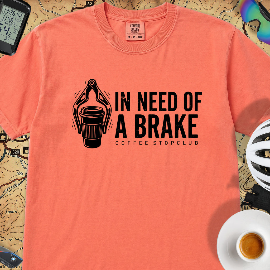 Need of a Break T‑Shirt — Bright Salmon