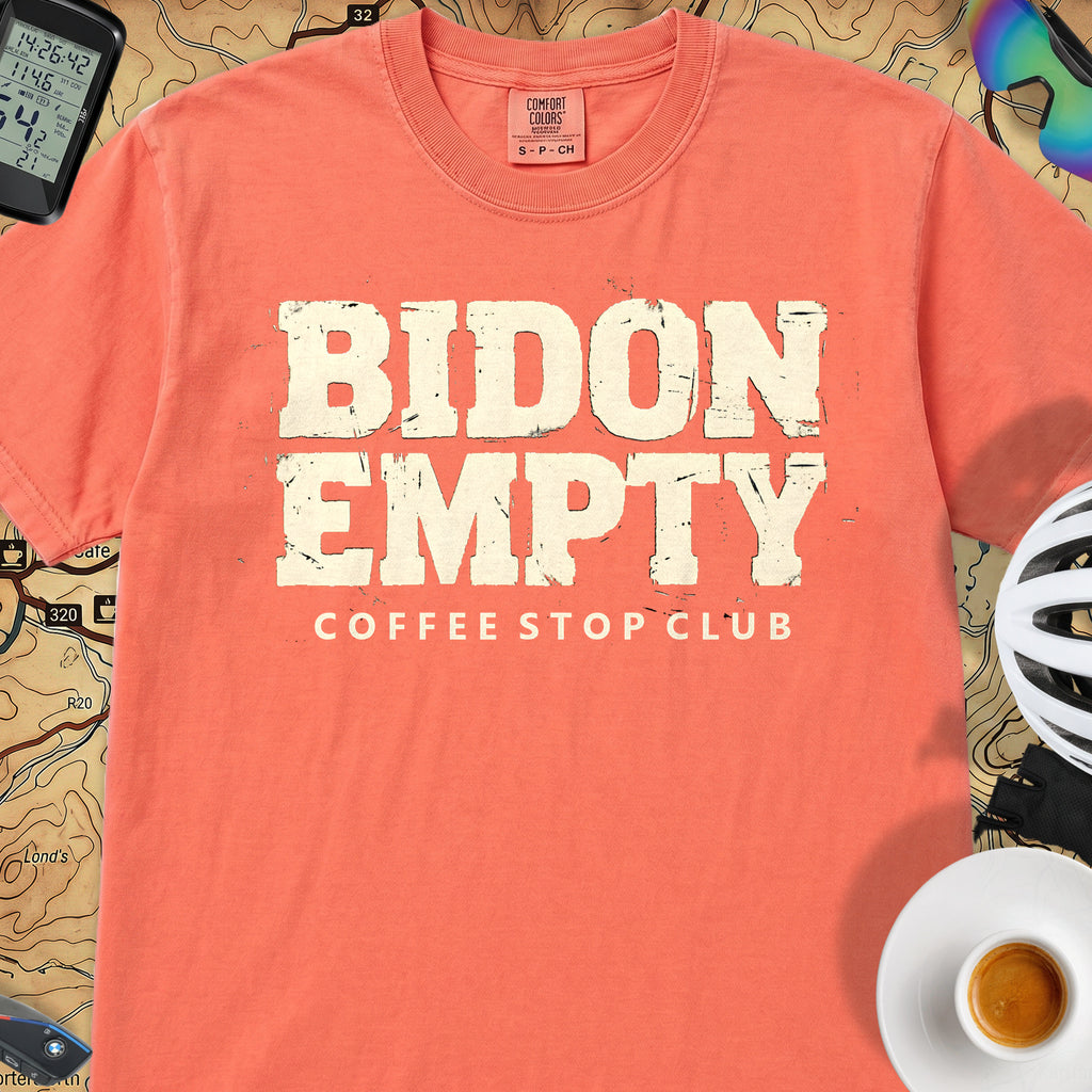 Bidon Empty Tour T‑Shirt — Bright Salmon