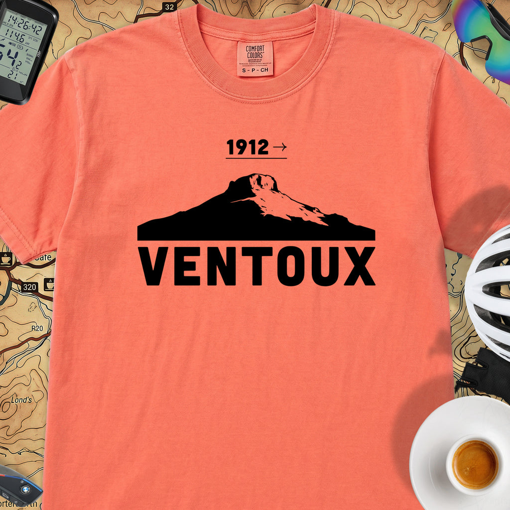 Ventoux 1912 Tour T‑Shirt — Bright Salmon