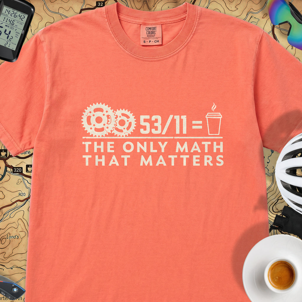 53/11 Matters T‑Shirt — Bright Salmon