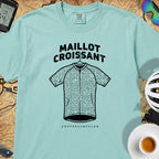 Maillot Croissant Cyclist T-Shirt — Chalky Mint