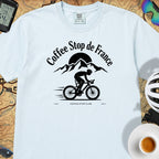 Coffee Stop de France T-Shirt — Chambray