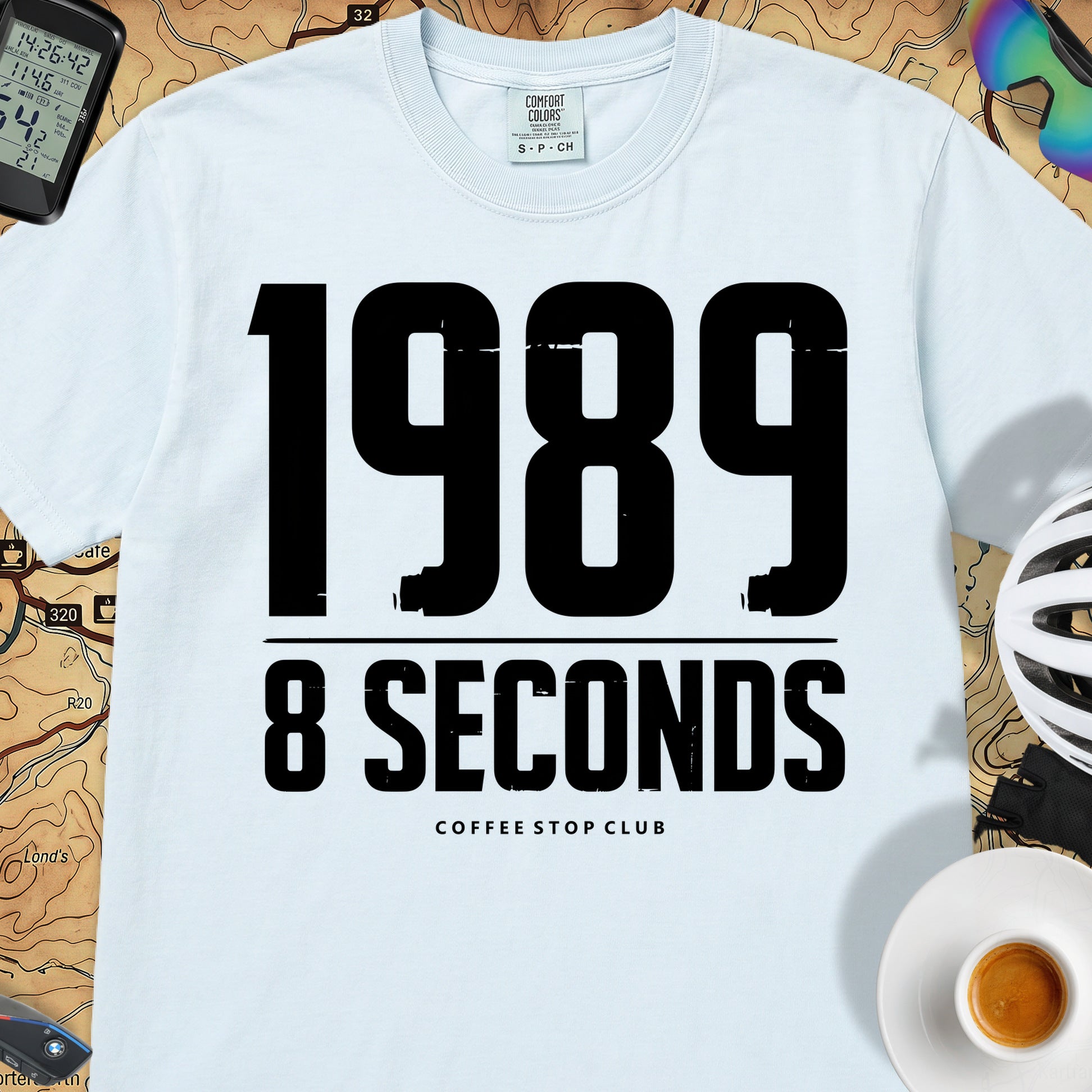 1989 in 8 Seconds T-Shirt — Chambray