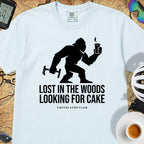 Lost in the Woods Bigfoot T‑Shirt — Chambray