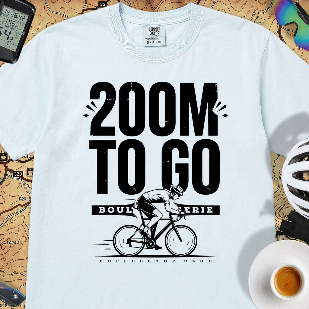 200M To Go Cycling T-Shirt — Chambray