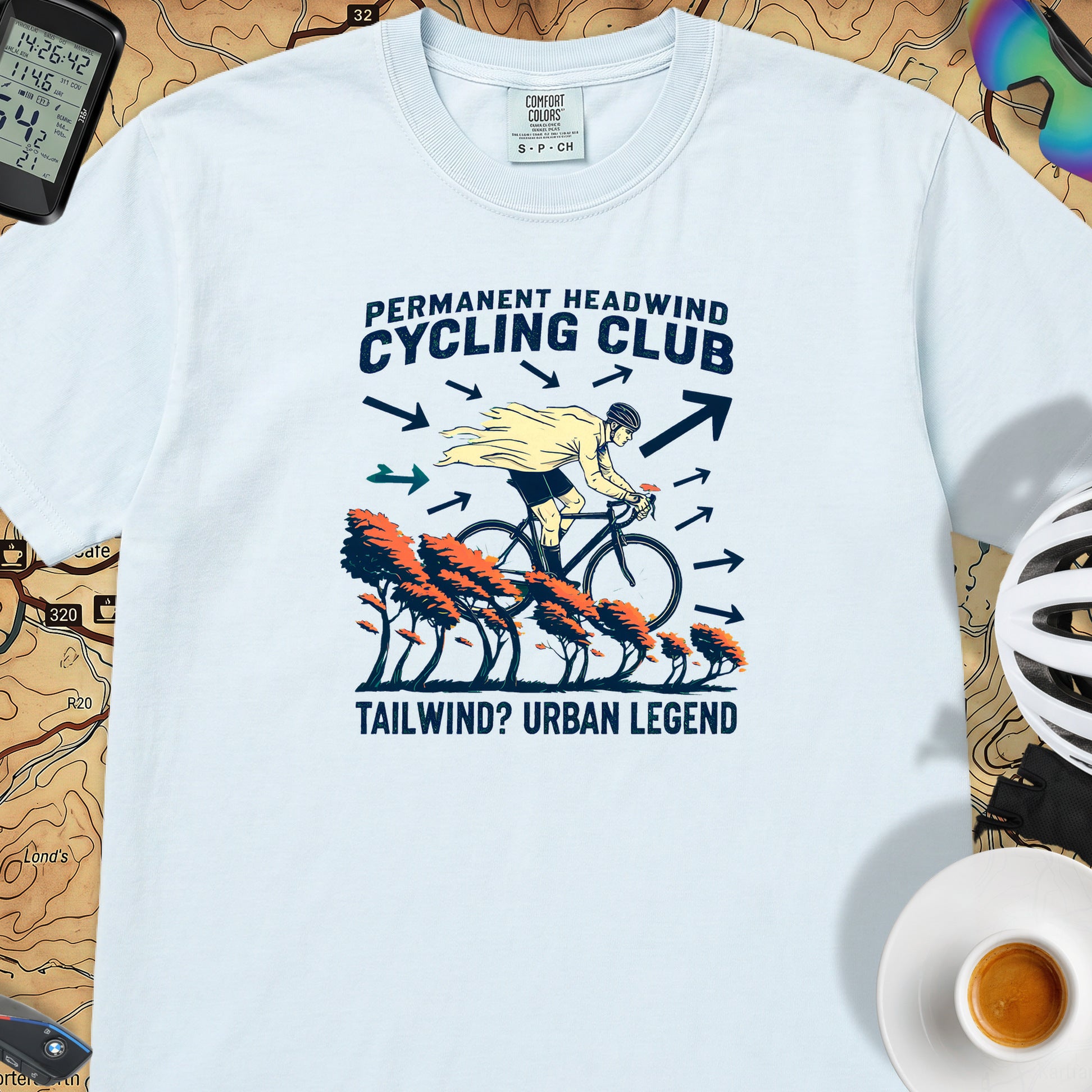 Headwind - Tailwind T‑Shirt — Chambray