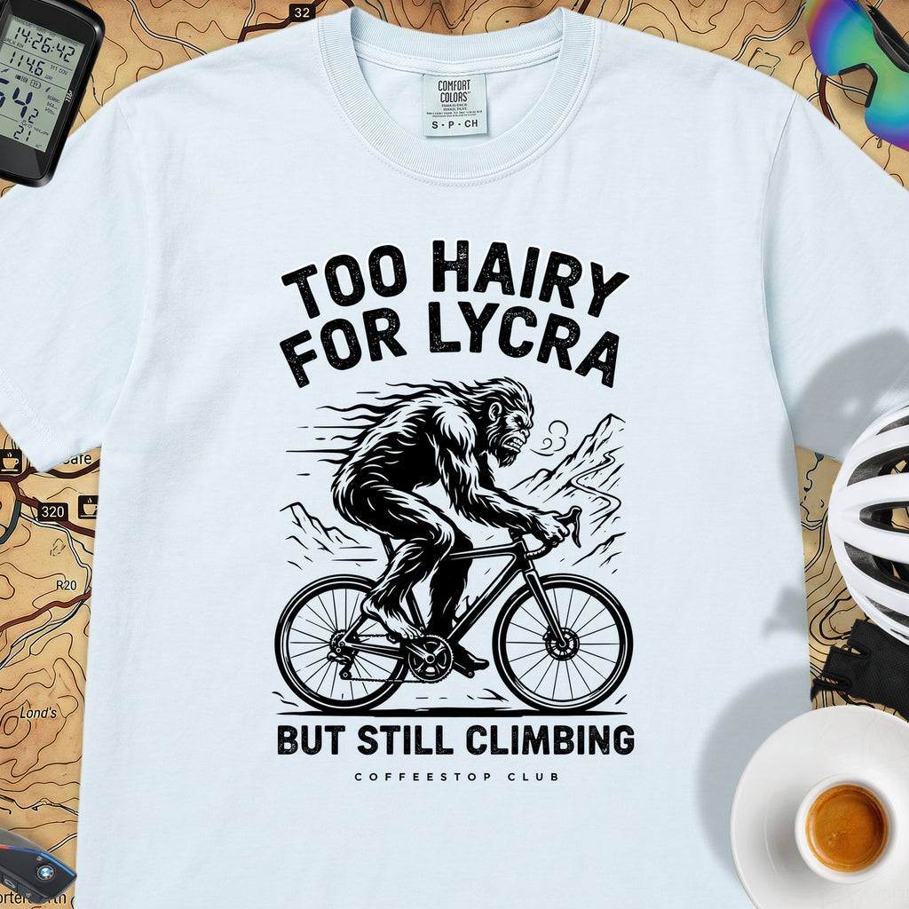 Too Hairy Cycling T-Shirt — Chambray