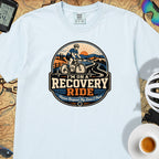 I'm On A Recovery Ride Comfort Colors T-Shirt — Chambray