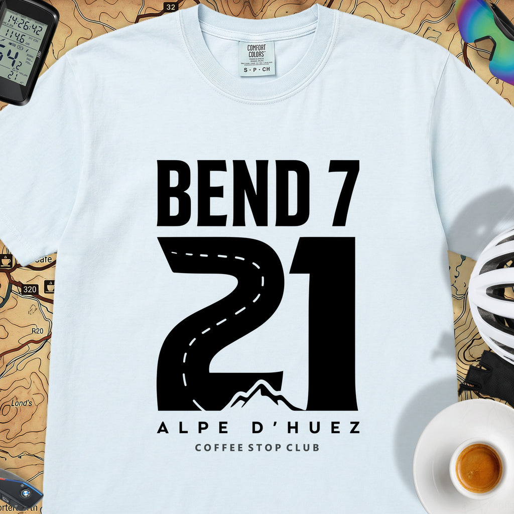Bend 7 L'Alpe T-Shirt — Chambray